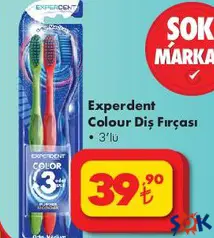 EXPERDENT COLOUR DİŞ FIRÇASI 3'LÜ